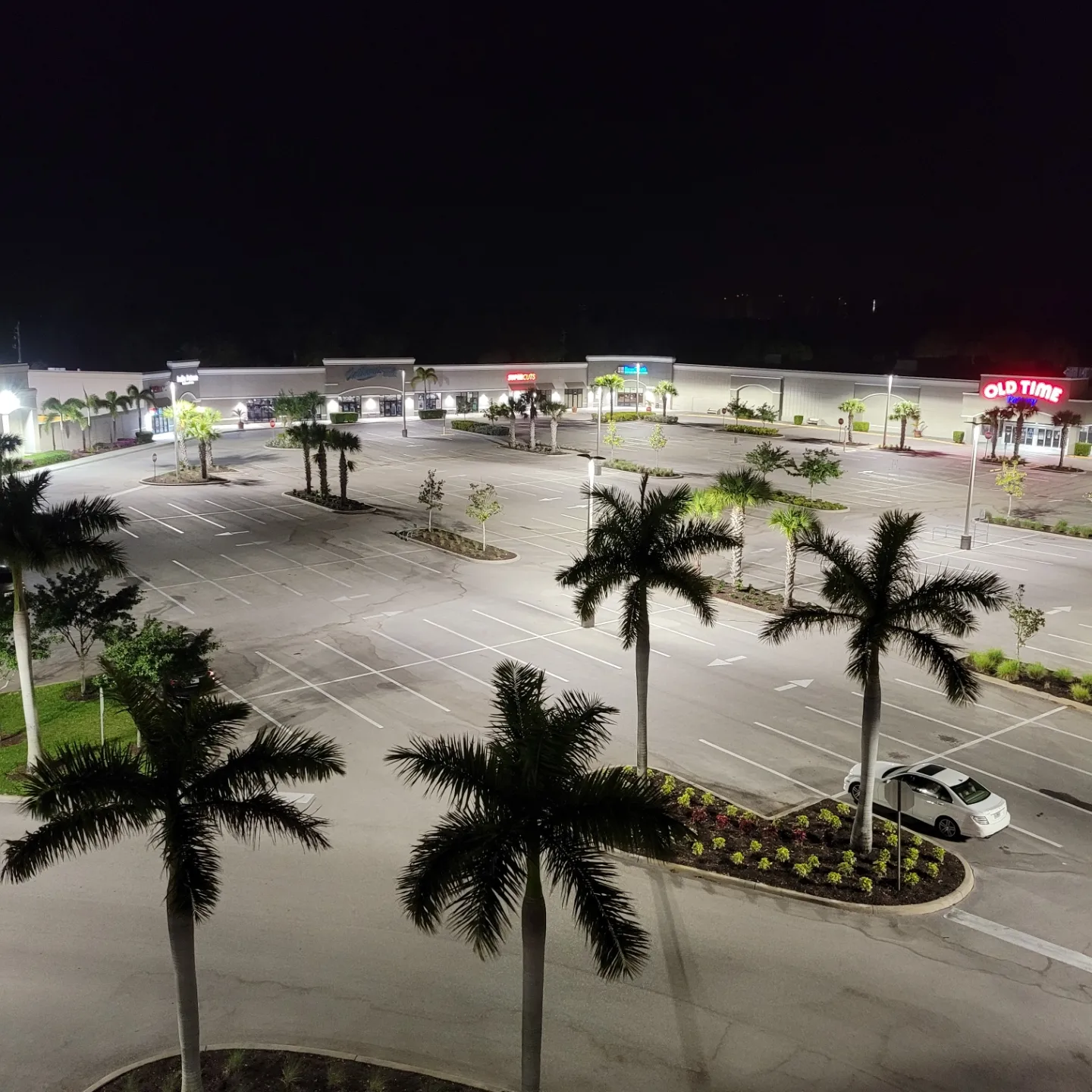 Survey of all lighting installation from parking and exterior to interior lighting.