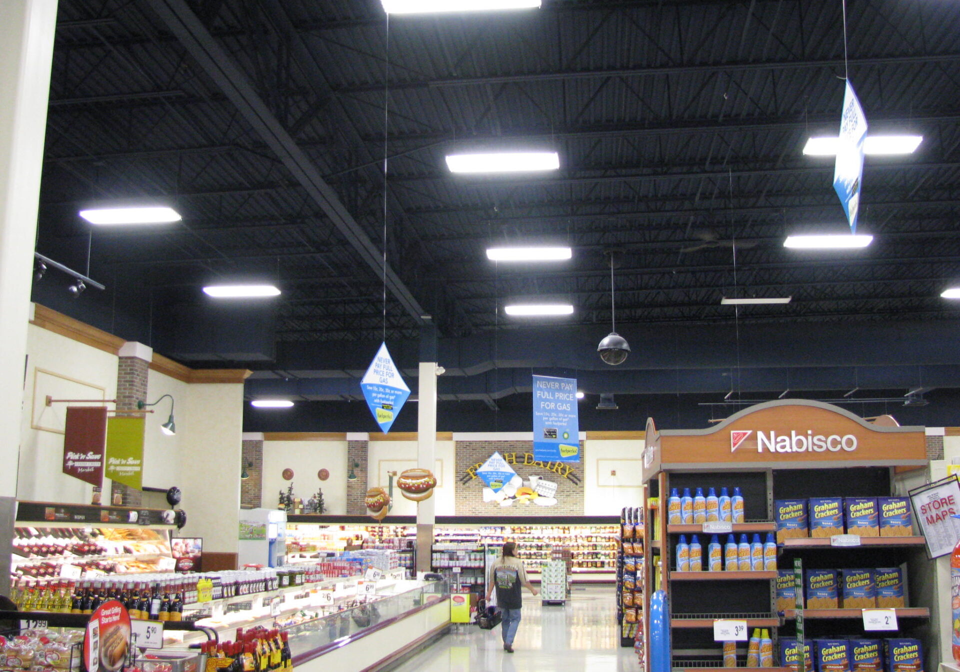 Lighting in Grocery store